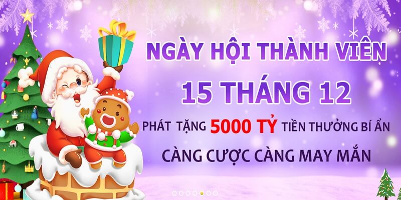 Tháng 12 với vô vàn ưu đãi đang chờ đợi tất cả các thành viên